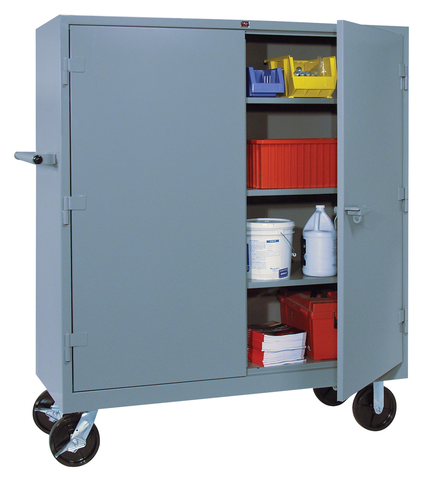 Strong Hold Industrial Cabinets from Essex Drum Handling  Strong Hold's  1,900 lbs Capacity Floor Model Industrial Storage Cabinets are built for  rough and tough industrial storage needs. Get Heavy Duty Metal